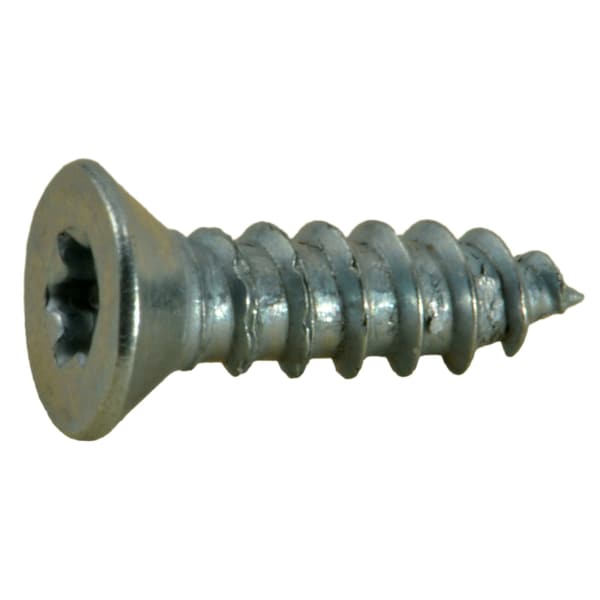 Midwest Fastener Sheet Metal Screw, #4 x 3/8 in, Zinc Plated Steel Flat Head Torx Drive, 50 PK 37004 - main